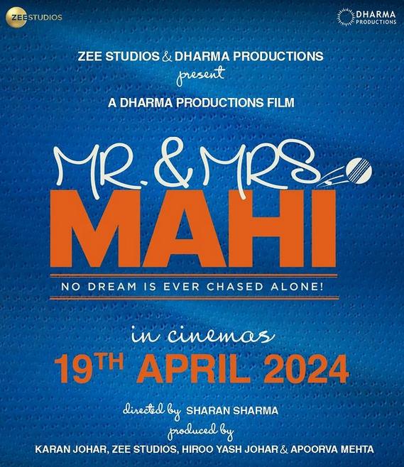 Mr. & Mrs. Mahi (2024) Hindi Download 1080p HDTS