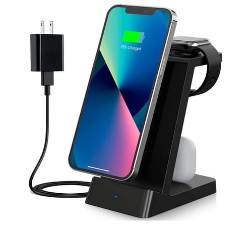 CADEFU 3 in 1 Fast Wireless Charging Station