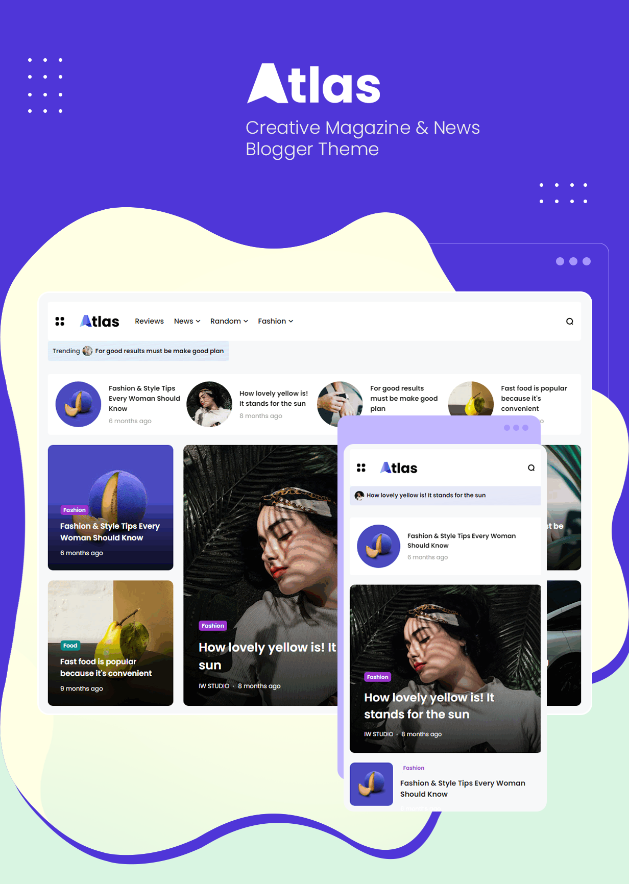 Atlas - Creative Magazine & News Blogger Theme