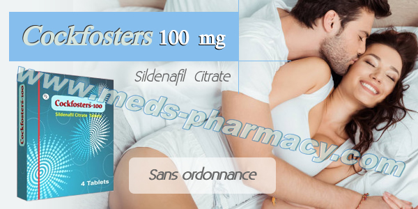 Cockfosters (sildenafil citrate générique) 100 mg sans ordonnance sur la Pharmacie en ligne www.meds-pharmacy.com