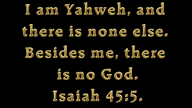 Isaiah 45:5