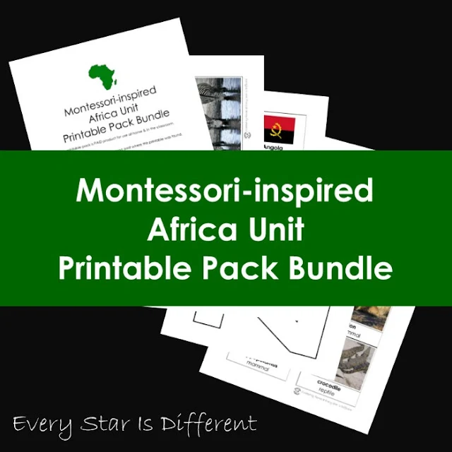 Africa unit printable pack