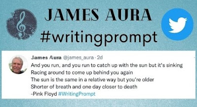 James Aura Music Writing Prompts on Twitter and Picture Prompts on Instagram