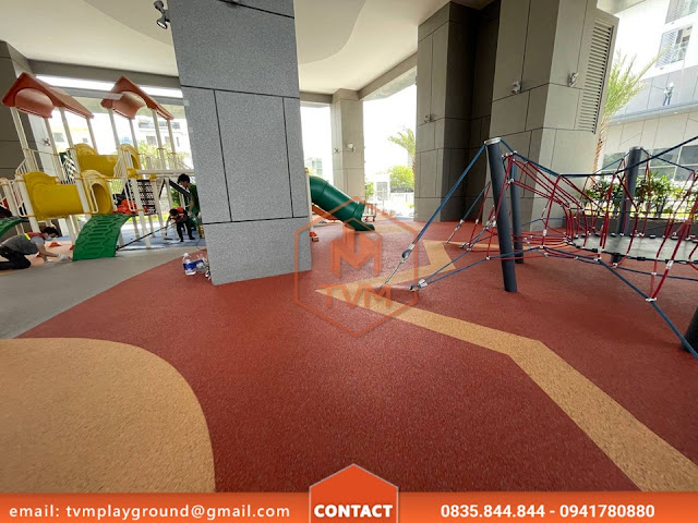 thi công sàn cao su epdm