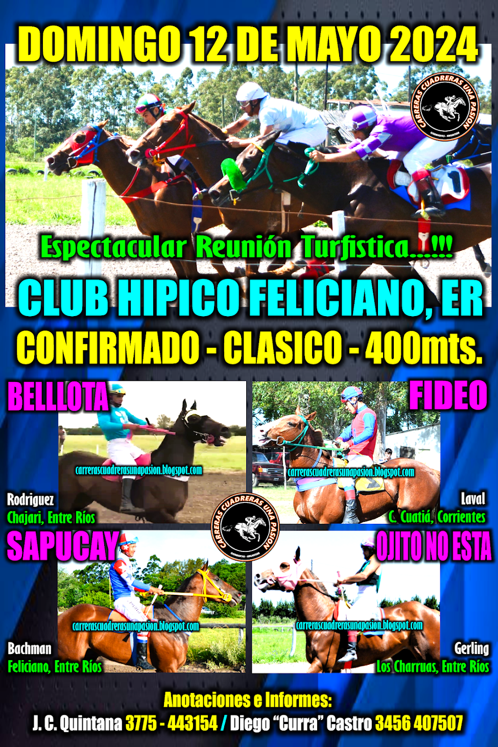 FELICIANO - 12.05.2024 - CLASICO 400 MTS.