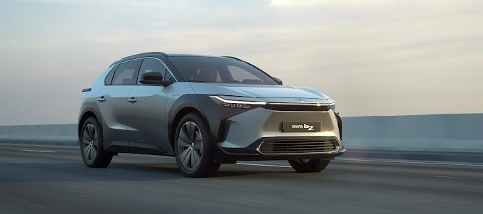 The bZ4X, an electric SUV with a lot of cool features, is Toyota's first all-electric car