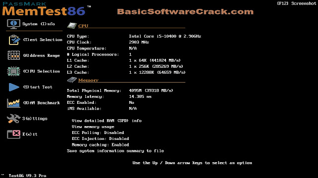 PassMark MemTest86 Pro v9.3 Build 1000 Bootable ISO update