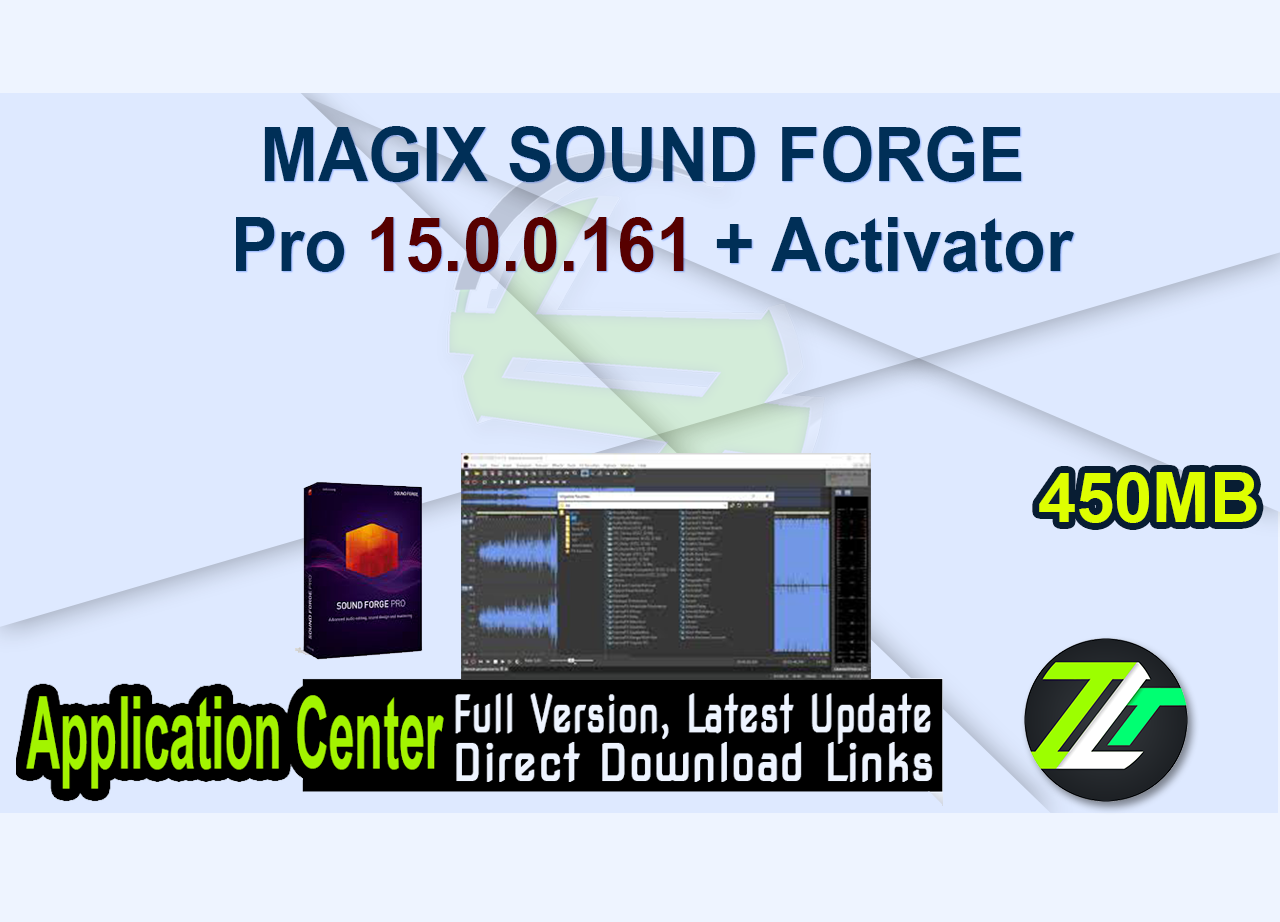 MAGIX SOUND FORGE Pro 15.0.0.161 + Activator