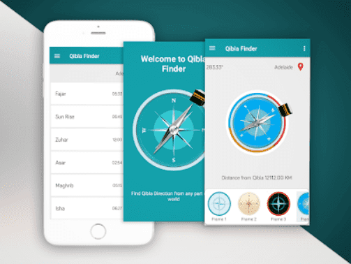 Qibla Finder - Aplikasi Arah Kiblat Di Android Terbaik