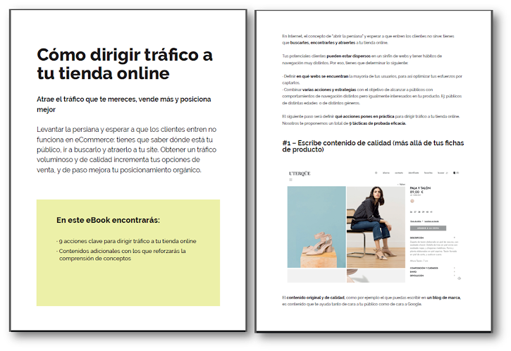 Ebook Cómo dirigir el tráfico a tu tienda online