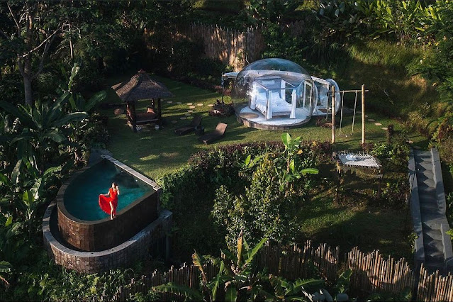 The Bubble Hotel Bali : Overnight Sensation in a Giant Balloon