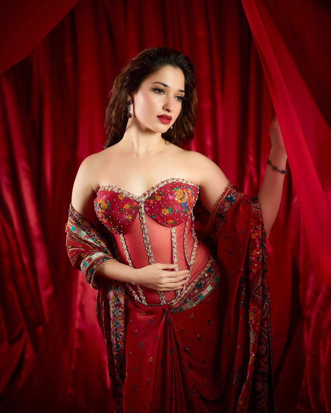Tamannaah Bhatia’s Red Saree Moment: Did She Outshine Every Celebrity at Stree 2 Event?