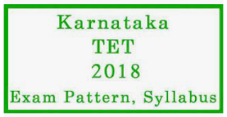 Karnataka TET Syllabus 2018 PDF