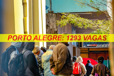 1293 vagas no SINE Municipal de Porto Alegre