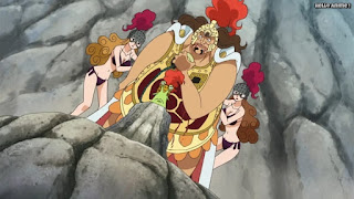 ワンピースアニメ ドレスローザ編 734話 ギャッツ | ONE PIECE Episode 734