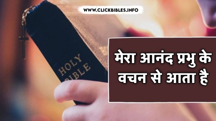 मेरा आनंद प्रभु से आता है | My Joy Comes From The Lord Verse