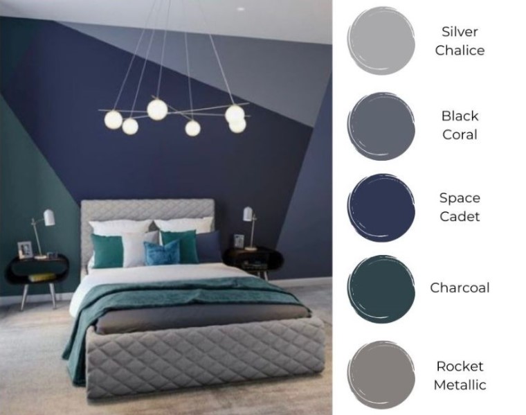 bedroom wall colour combination images