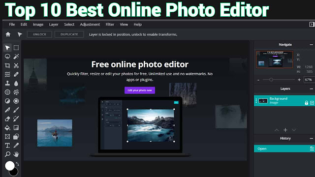 Best free photo editor online Top 20