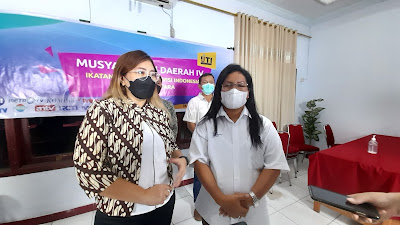 Maria Sopamena Terpilih Sebagai Ketua IJTI Sulut Periode 2021-2024