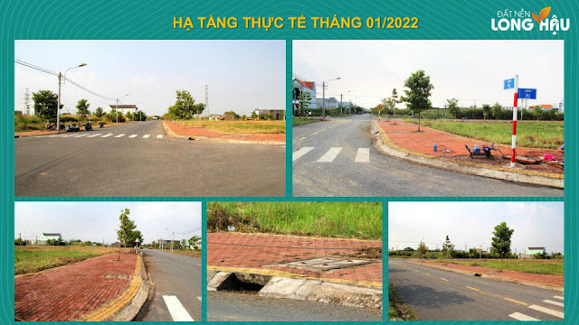 Đất nền Long Hậu - hình ảnh thực tế