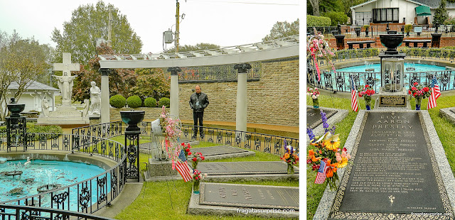 jardim da Meditação, em Graceland, onde está o túmulo de Elvis Presley