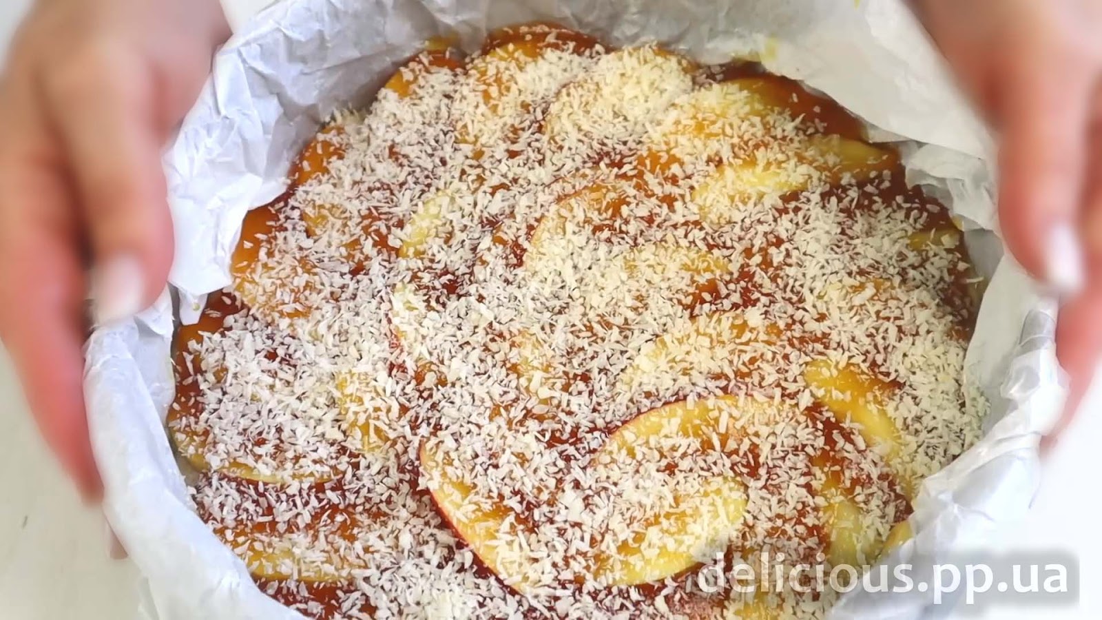Фото приготовления рецепта: «Пирог с яблоками» - шаг №8