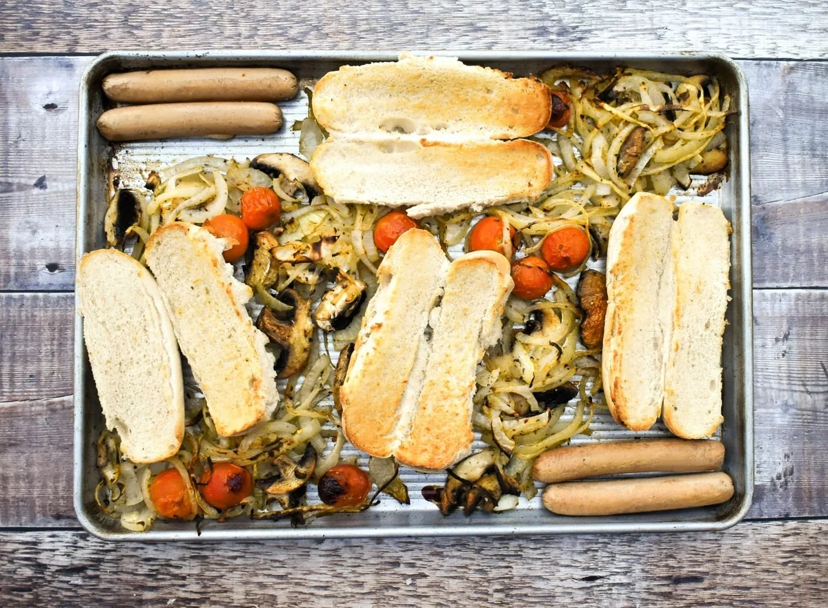 Vegan Hot Dog Bake