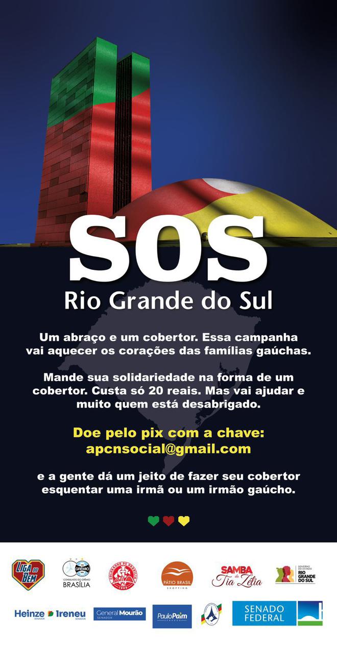 Iniciativa de solidariedade busca aquecer corações no Rio Grande do Sul