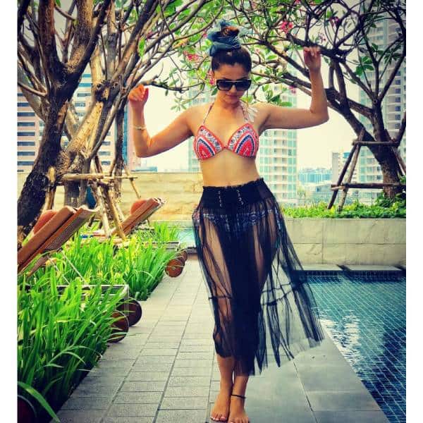 Rubina Dilaik in Seductive Bikini and Swimsuits