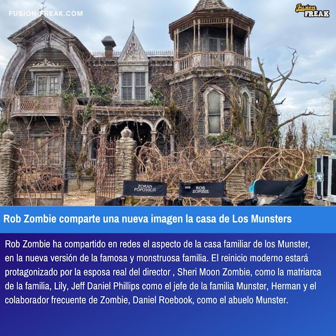 Rob Zombie comparte una nueva imagen la casa de Los Munsters