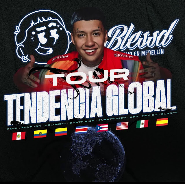 Blessd llegará a México con su gira mundial "Tour Tendencia Global"