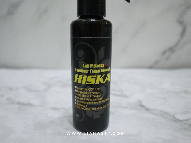 Hand Sanitizer tanpa alkohol hapuskan bakteria & bau busuk dari Aura by Hiska