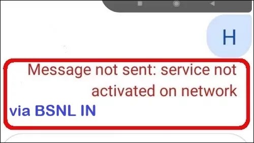 How To Fix Message Not Sent Service Not Activated On Network Problem Solved BSNL SIM Android