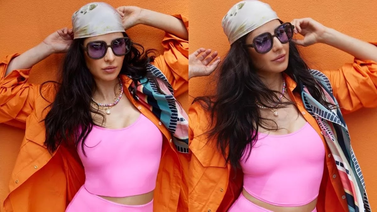 Katrina Kaif pink dress pictures on beach day are dishing out chic vibes.