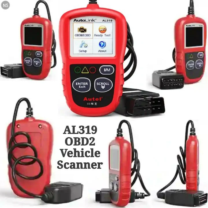 AutoLink AL319 Car Scanner by Autel: 16-Pin Mini OBD2 Vehicle Diagnostic Scan Tool and Engine Fault Code Reader - Suitable for All OBDII Vehicles After 1996