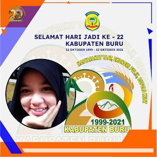 Twibbon atau Bingkai Foto Hari Jadi Kabupaten Buru, 12 Oktober 2021