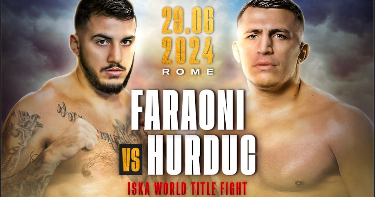 Kickboxing: Rome will host the ISKA world problem between Mattia Faraoni and the Romanian champion Danut Hurduc