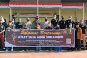 Danpuslatpur Marinir-6 Antralina Hadiri Pelepasan Atlit MMA SUJA Sukabumi
