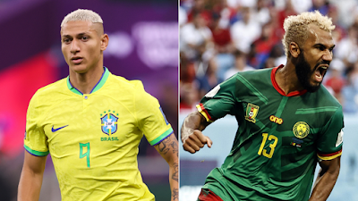 مباراة البرازيل والكاميرون