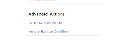 Remove Site From Cloudflare