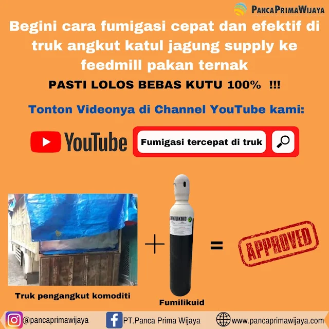 cara fumigasi pakan ternak