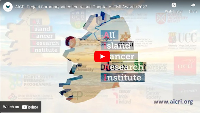 AICRI Project Summary Video for Ireland Chapter of PMI Awards 2022