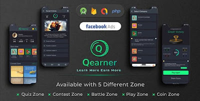 Qearner v1.0.3 – Quiz App - Android Quiz game with Earning System + Admin panel