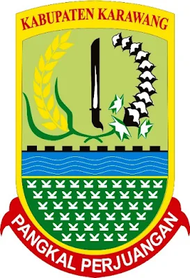 Logo / Lambang Kabupaten Karawang - Latar (Background) Putih & Transparent (PNG)