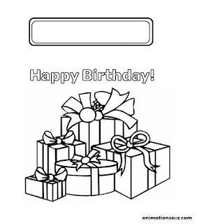 coloring book birthday cards kids