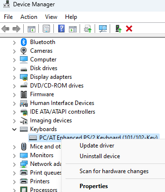 akses device manager