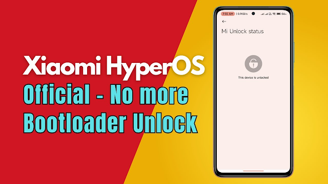 Xiaomi plans to phase out bootloader unlocking for HyperOS devices 2023