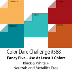 Challenge #588 "Fancy Five"  Must use at least Three Colors - START FRI FEB 16TH - THUR FEB 29TH