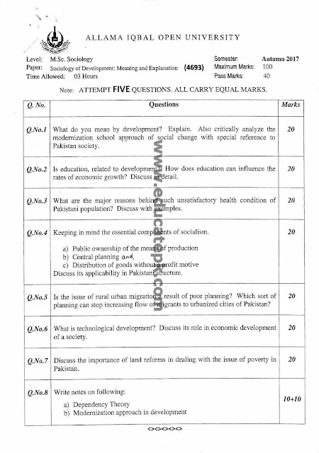 aiou-past-papers-msc-sociology-4693