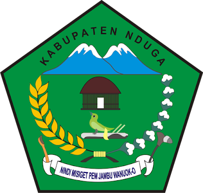 Logo / Lambang Kabupaten Nduga - Latar (Background) Putih & Transparent (PNG)